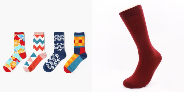 men coloured socks